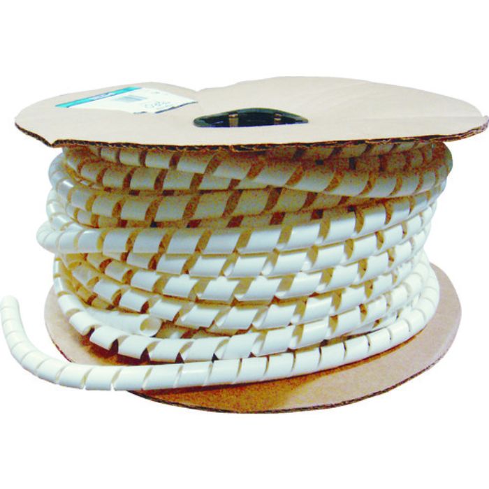 PANDUIT スパイラルラッピング 難燃性ポリエチレン(UL94V-0) 白(Tcode:4038193)