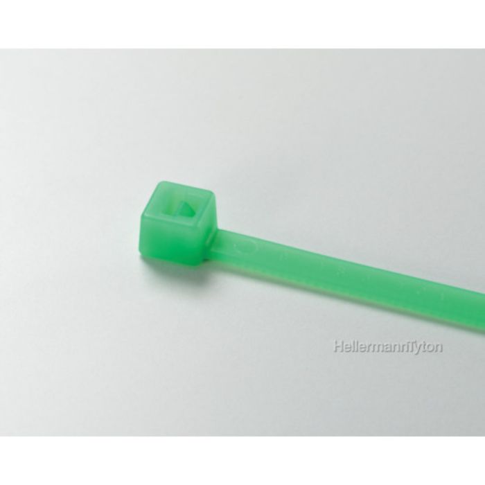 ヘラマンタイトン カラータイ 幅3.5×長さ152mm 屋内使用 (100本入) 蛍光グリーン