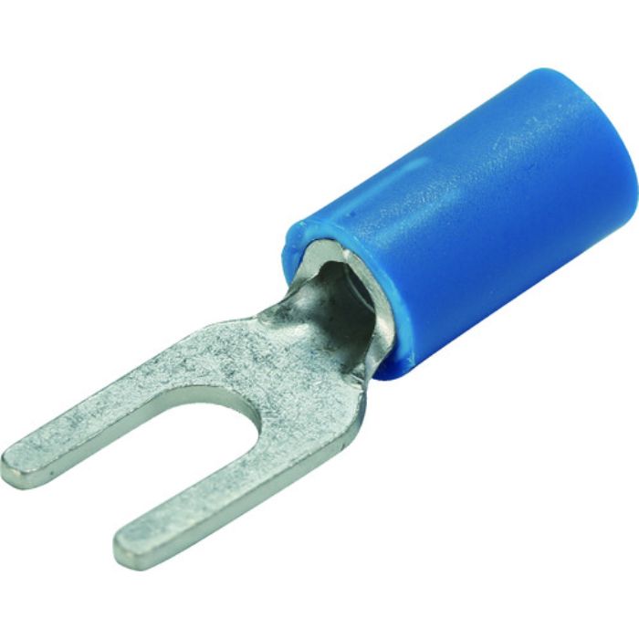 TRUSCO 絶縁被覆付圧着端子 ストレート形 Y形(100個入)(Tcode:2064680)