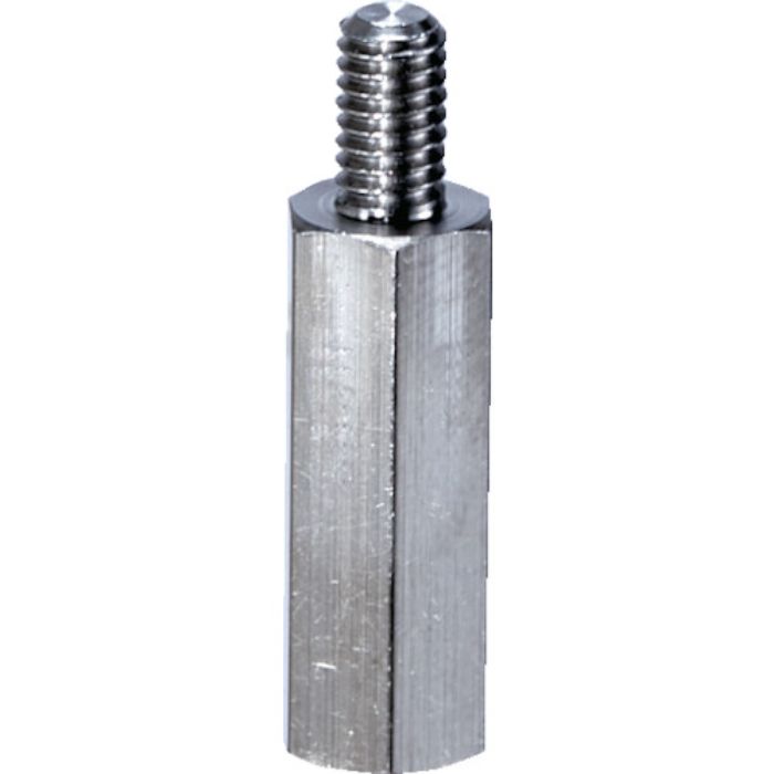 TRUSCO 六角サポーター ステンレス オスーメス M4XL30 10個入(Tcode:2569548)