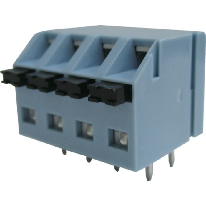 TRUSCO プリント基板用ねじなし端子台 4P(Tcode:2573488)