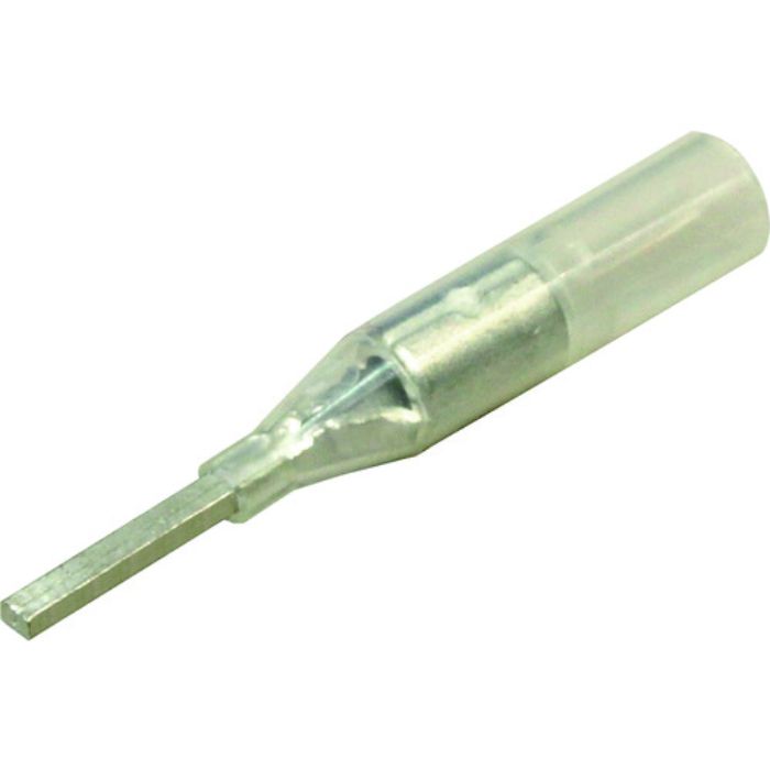 ニチフ 絶縁被覆付圧着端子 TC形(100P) 透明 B1.1×0.8mm l12mm