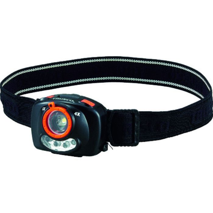 TRUSCO LEDヘッドライト 125ルーメン ブラック(Tcode:3841669)