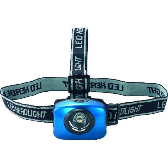 TRUSCO アルミ強力LEDヘッドライト(ブルー)(Tcode:3292517)