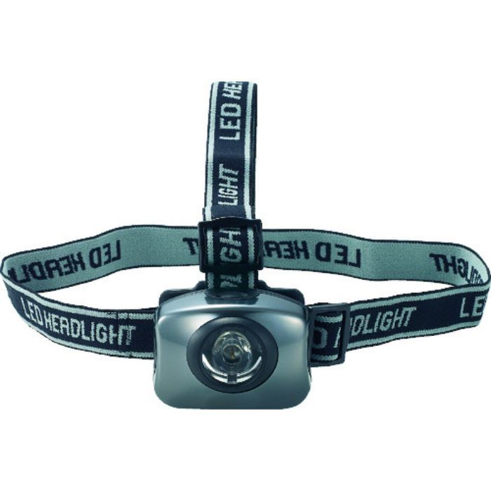 TRUSCO アルミ強力LEDヘッドライト(シルバー)(Tcode:3292525)