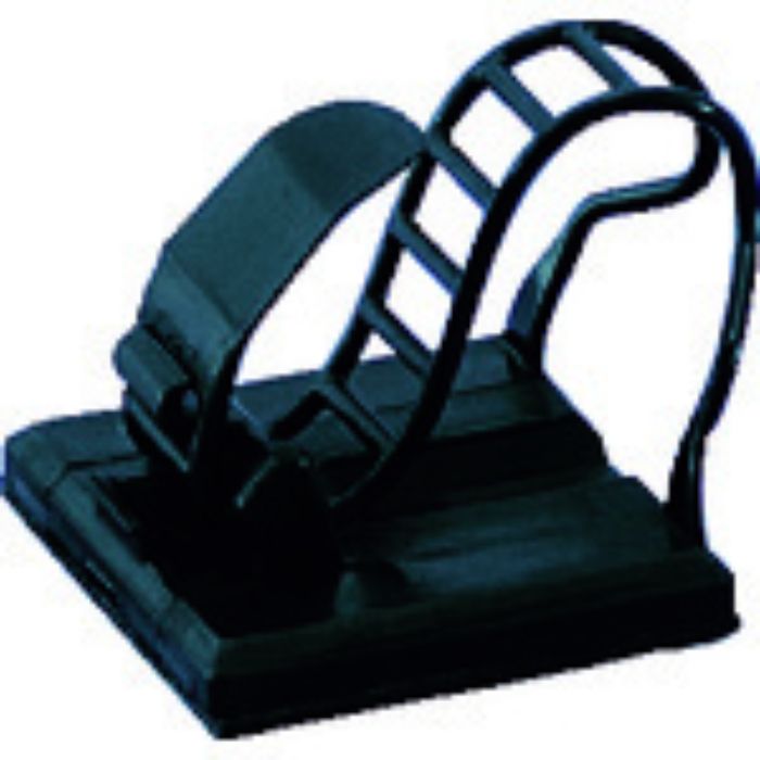 TRUSCO ケーブルクランプベルトタイプ 結束径3〜19Φ 黒 10個入(Tcode:1164800)