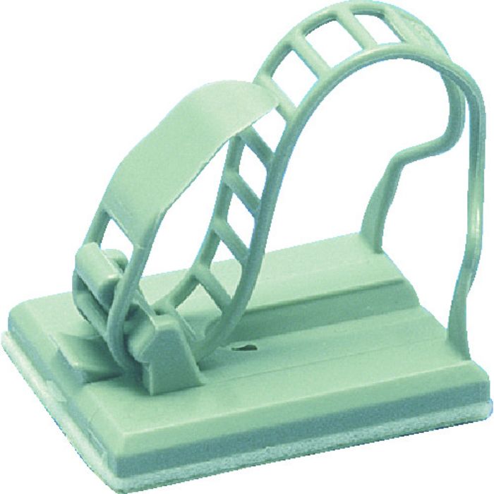 TRUSCO ケーブルクランプベルトタイプ 結束径5〜25Φ グレー 10個入(Tcode:1164803)