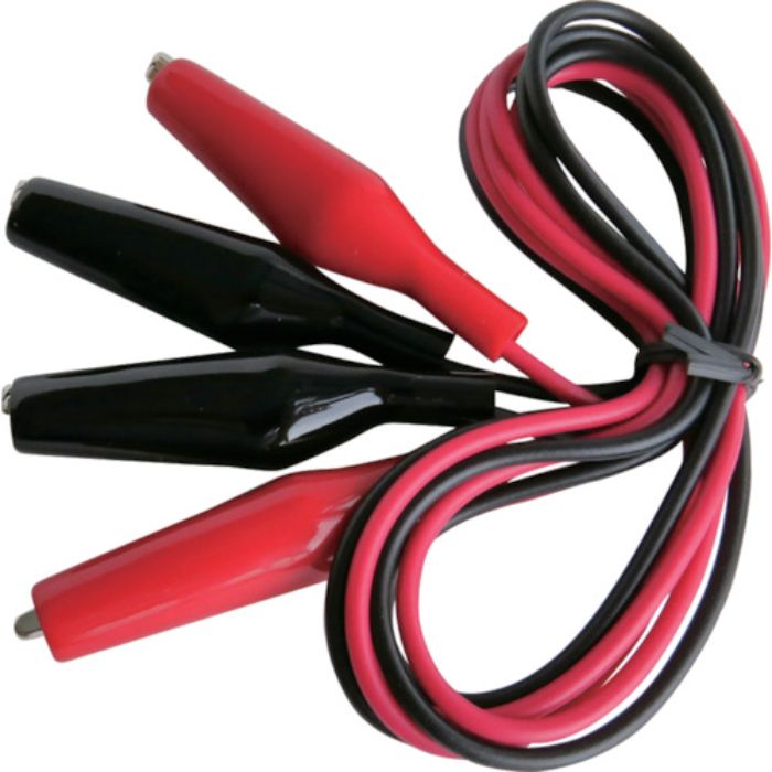 テイシン テストリード大 100cm シールドクリップL両端付 (2本入)(Tcode:8068258)