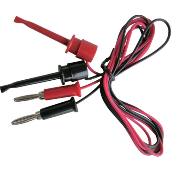 テイシン ICテストリード 100cm バナナプラグ⇔ICクリップL (2本入)(Tcode:8068263)