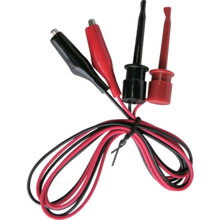 テイシン ICテストリード 100cm シールドクリップL⇔ICクリップL 2本(Tcode:8068264)