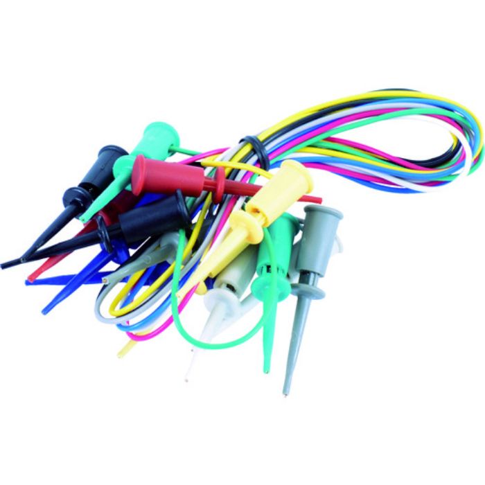 テイシン ICテストリード 50cm マイクロICクリップS両端付(7本入)(Tcode:4370911)