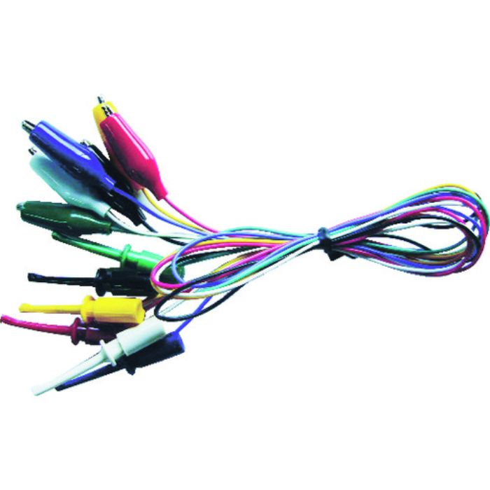 テイシン ICテストリード50cmシールドクリップS⇔ICクリップS(6本入)(Tcode:3248194)