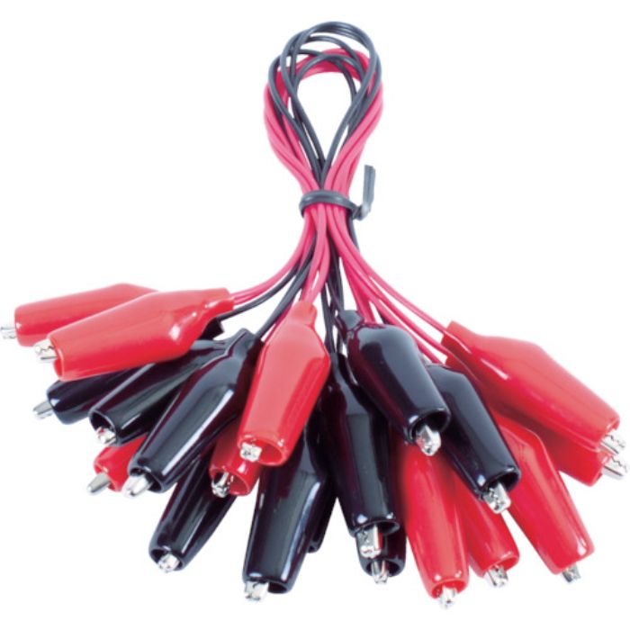 テイシン テストリード小 45cm シールドクリップS両端付 (10本入)(Tcode:4348427)