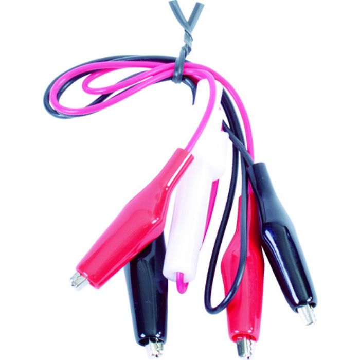 テイシン ヒューズホルダー付テストリード シールドクリップM両端付(2本入)(Tcode:4370953)