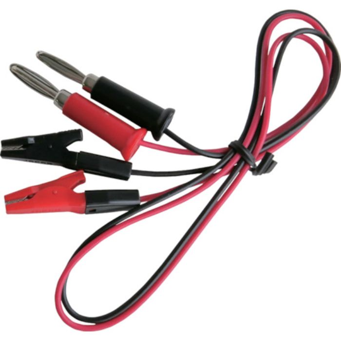 テイシン テストリード 50cm モールドクリップS⇔バナナプラグ (2本入)(Tcode:8068272)