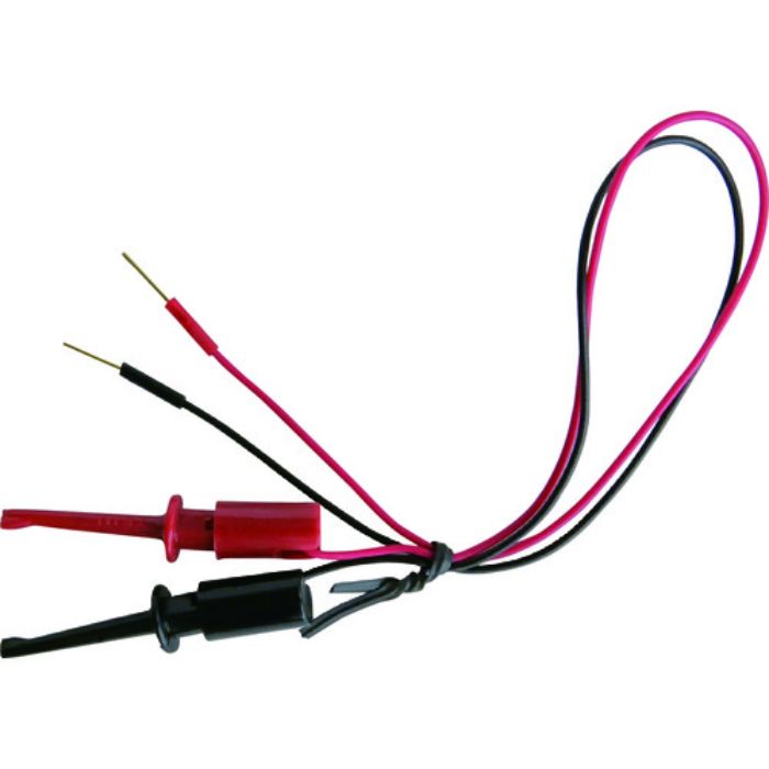 テイシン ジャンバーテストリード 25cm チェックピン⇔ICクリップS 2本入(Tcode:4710738)