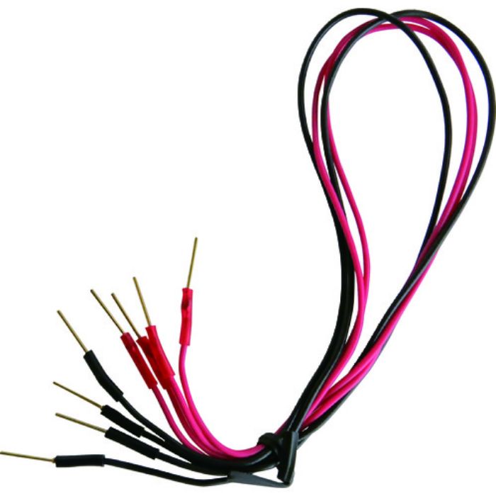 テイシン ジャンバーテストリード 25cm チェックピン⇔チェックピン (4本)(Tcode:4710746)