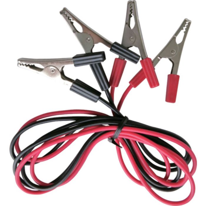 テイシン テストリード 100cm ワニ口クリップL両端付 (2本入)(Tcode:8068286)