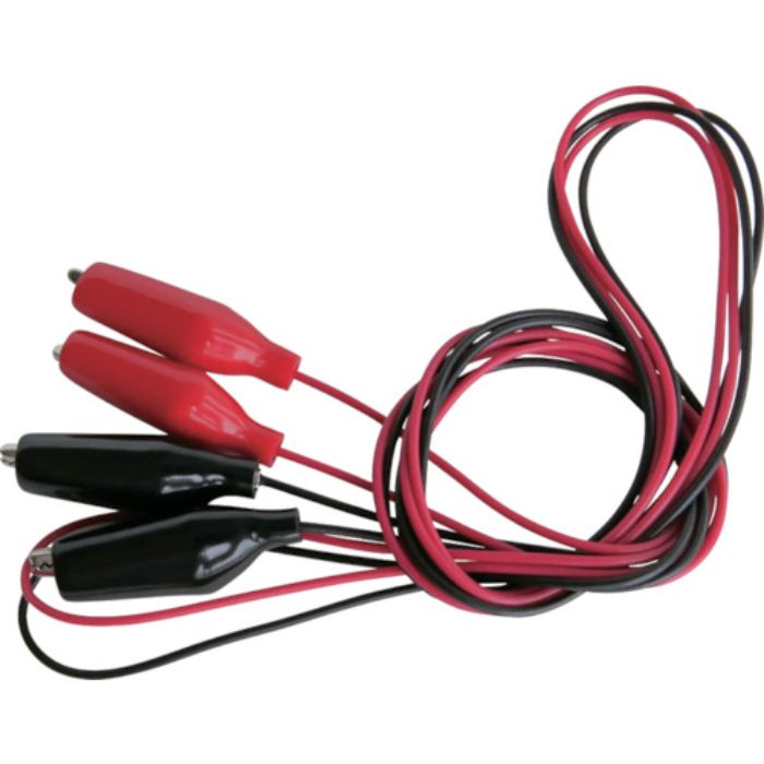 テイシン テストリード小 100cm シールドクリップS両端付 (2本入)(Tcode:8068287)