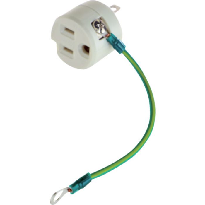 TRUSCO 接地アダプター極性なし(Tcode:2572529)