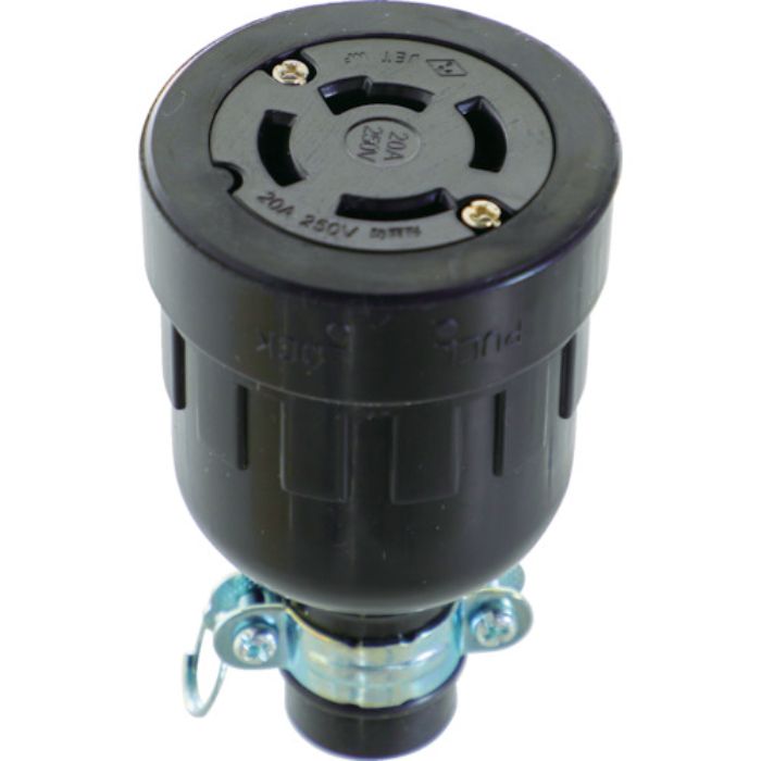 TRUSCO 引掛ゴムコネクタボデー接地3P(Tcode:2572522)