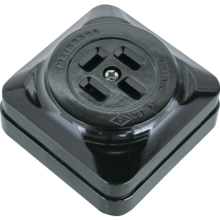 TRUSCO 接地3P20A角形コンセント(Tcode:2572525)