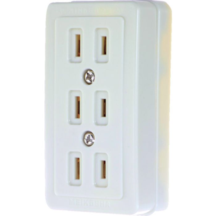 TRUSCO トリプルコンセント(白)(Tcode:2572527)