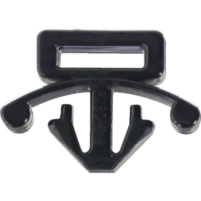 TRUSCO 固定具プッシュマウント 黒 (100個入り)(Tcode:2567120)