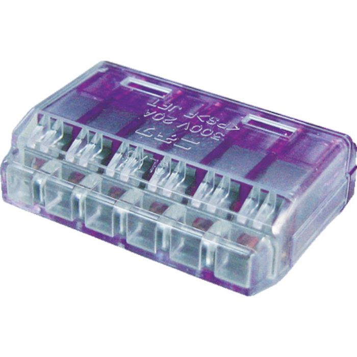 TRUSCO 差込形電線コネクタ極数6 (6個入)(Tcode:4894758)