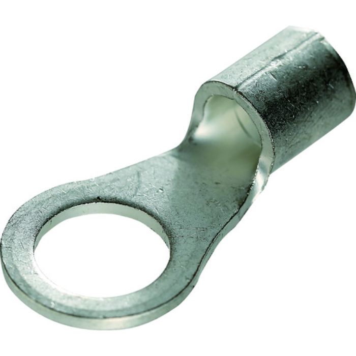 TRUSCO 裸圧着端子 丸形(6個入) スタッド径Φ10.5 全長32.5mm(Tcode:8563592)