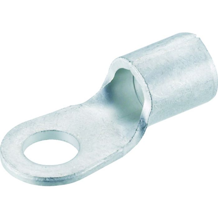 TRUSCO 裸圧着端子 丸形(6個入) スタッド径Φ6.4 全長27.5mm(Tcode:2557614)