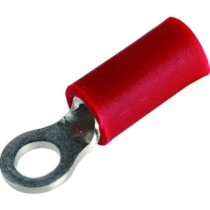 TRUSCO 絶縁被覆付圧着端子 ストレート形 丸形(100個入)(Tcode:2064310)