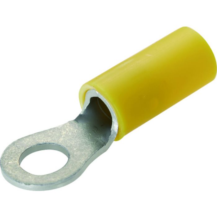 TRUSCO 絶縁被覆付圧着端子 ストレート形 丸形(100個入)(Tcode:2064324)