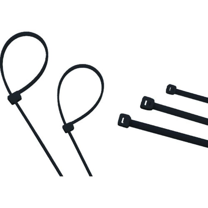 TRUSCO ケーブルタイ 幅4.6mmX200mm 最大結束Φ54 耐候性 100本入(Tcode:1612138)