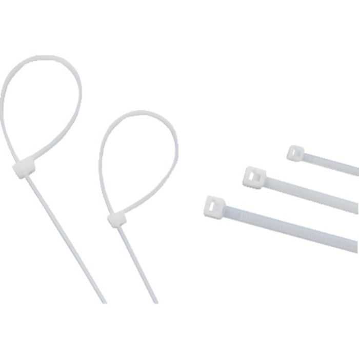 TRUSCO ケーブルタイ 幅1.9mmX80mm 最大結束Φ17 100本入(Tcode:2573051)