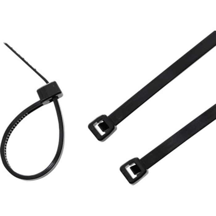 TRUSCO ケーブルタイ 幅3.5mmX80mm 最大結束Φ15 耐候性 100本入(Tcode:2573054)