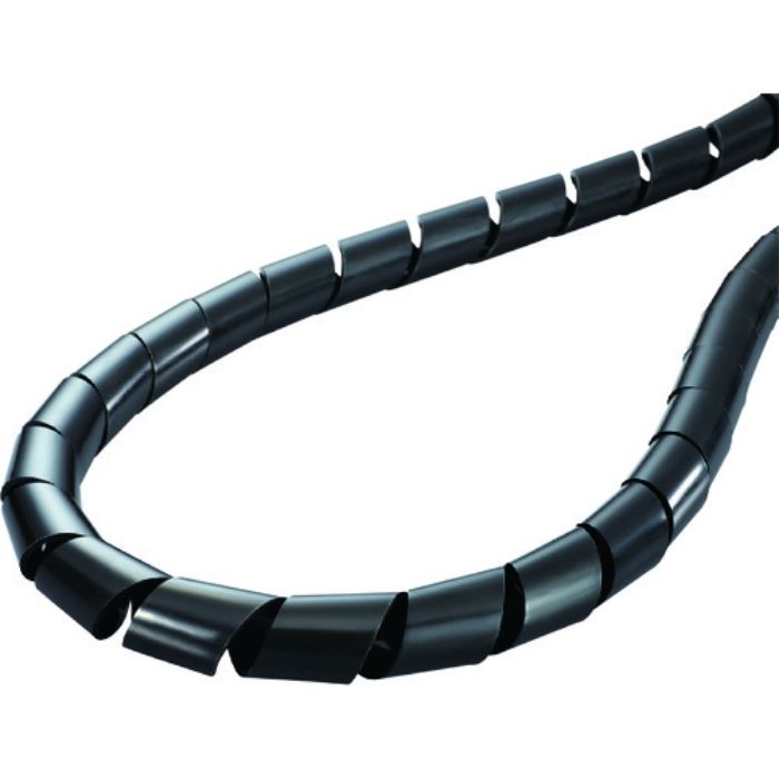 ヘラマンタイトン スパイラルチューブ (ポリエチレン製 耐候グレード) 黒 長さ50m(Tcode:4337778)