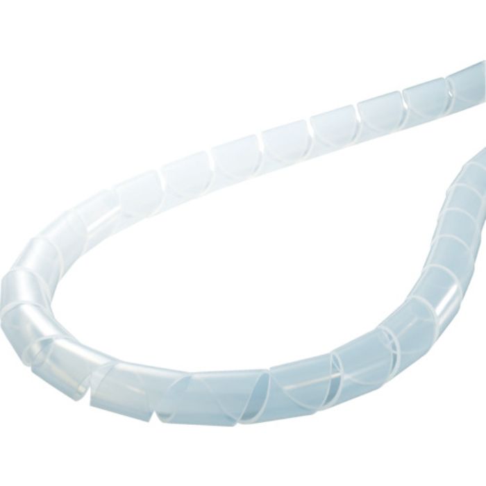 ヘラマンタイトン スパイラルチューブ (ポリエチレン製) 乳白 長さ100m(Tcode:4337905)