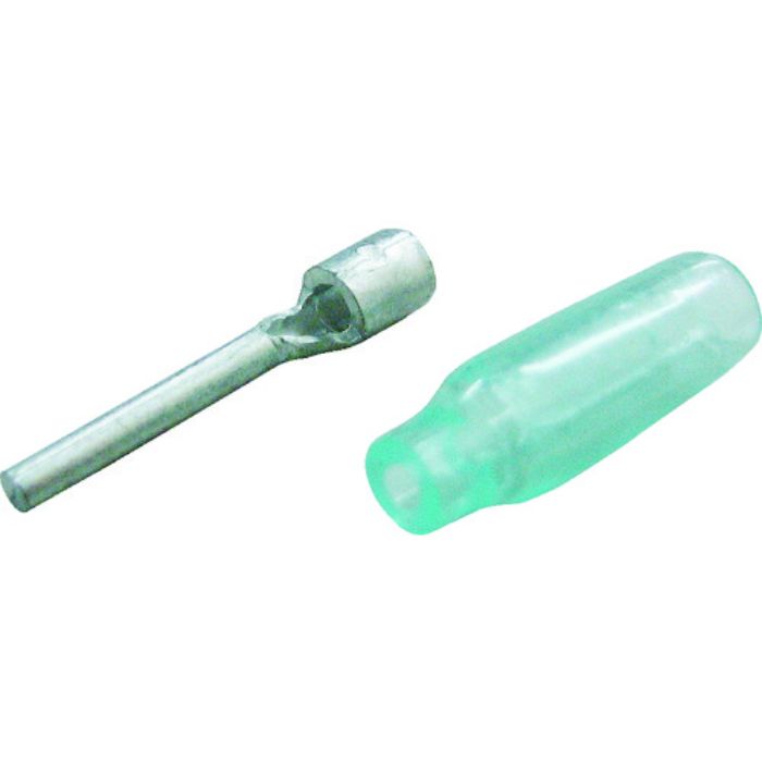 TRUSCO 絶縁キャップ付棒型裸圧着端子長さ22.0 (10個入)(Tcode:7898533)