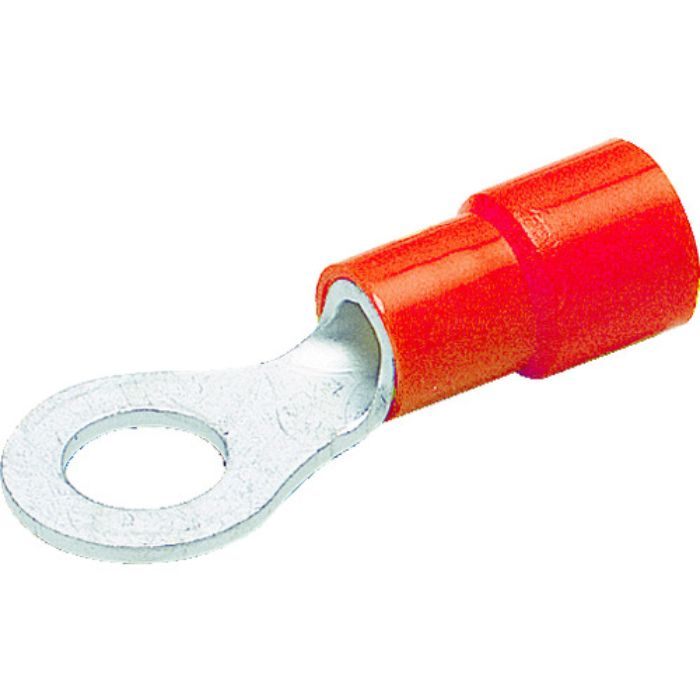 TRUSCO 環境配慮型絶縁被覆付圧着端子丸形φ4.3長さ21.1 (30個入)(Tcode:1256703)