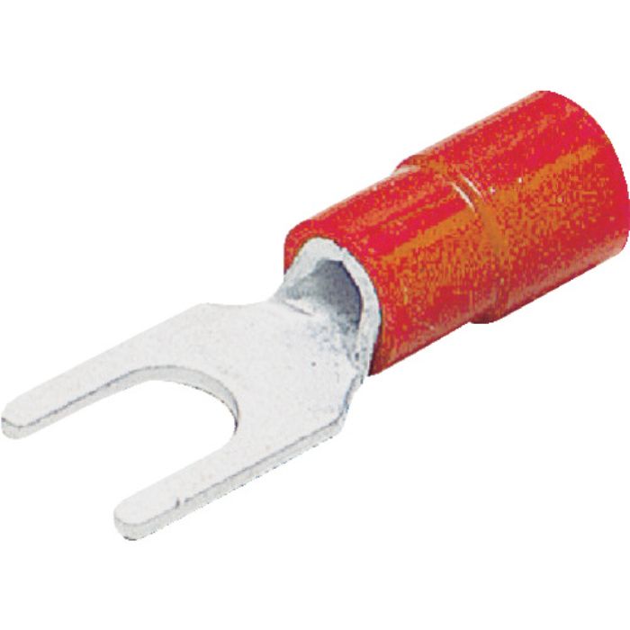 TRUSCO 環境配慮型絶縁被覆付圧着端子先開形φ4.3長さ21.9 (25個入)(Tcode:2573568)