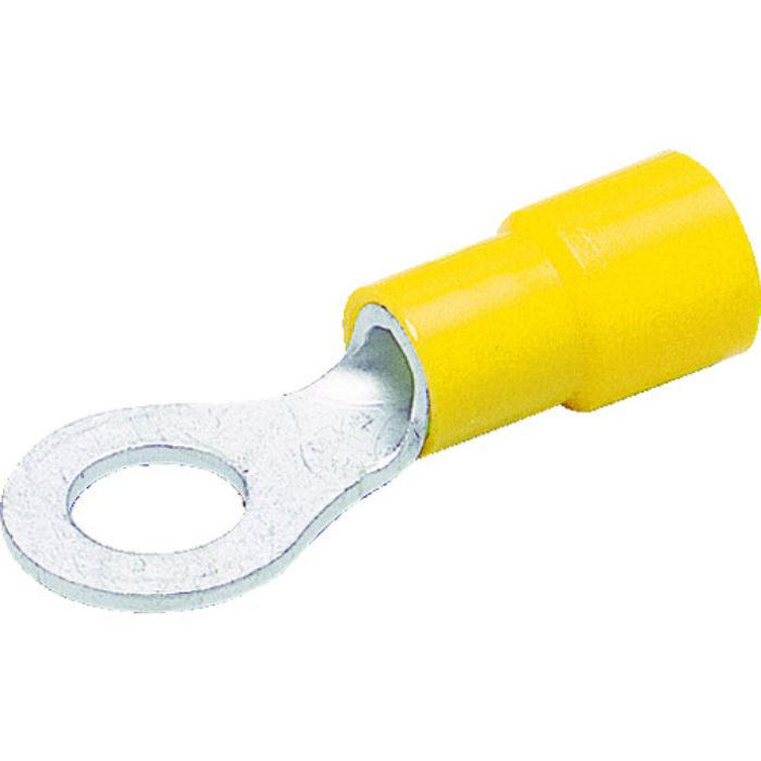 TRUSCO 環境配慮型絶縁被覆付圧着端子丸形φ4.3長さ26.0 (15個入)(Tcode:1256708)