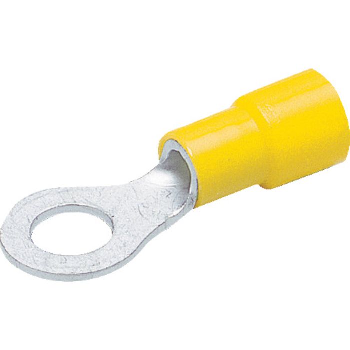 TRUSCO 環境配慮型絶縁被覆付圧着端子丸形φ5.3長さ28.0 (15個入)(Tcode:2555706)