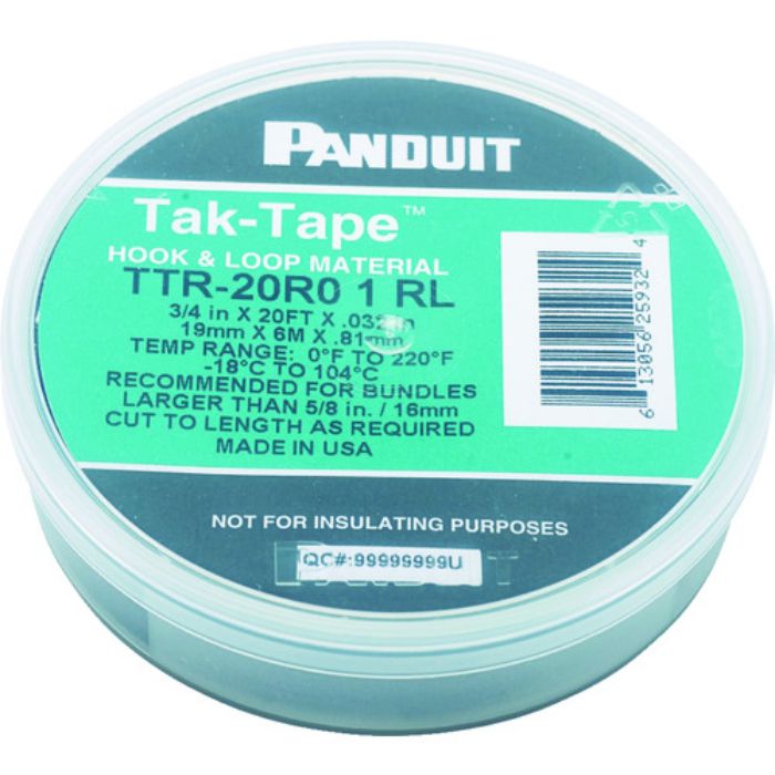 PANDUIT タックテープ(ロールタイプ)6.1mX1巻入り(Tcode:1248210)