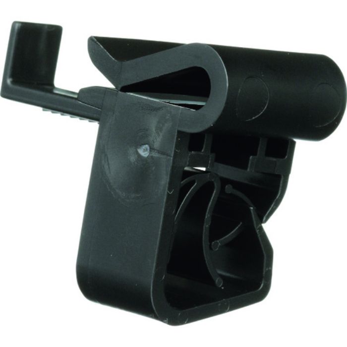 PANDUIT ソーラークリップ フレーム外付け用アングル(交差)型 ストッパー付き 耐候性黒 100個入り UCCAD-C130(Tcode:2053420)