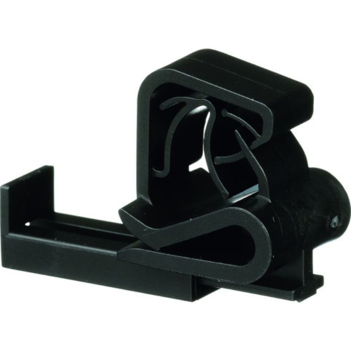 PANDUIT ソーラークリップ フレーム内付け用パラレル(平行)型 ストッパー付き 耐候性黒 100個入り UCCPU-C130(Tcode:2053419)