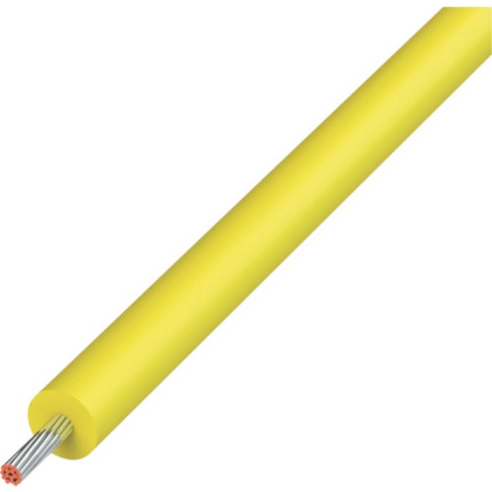 KYОWA UL耐熱ビニル絶縁電線 UL1015 AWG18 10M 黄(Tcode:5628564)