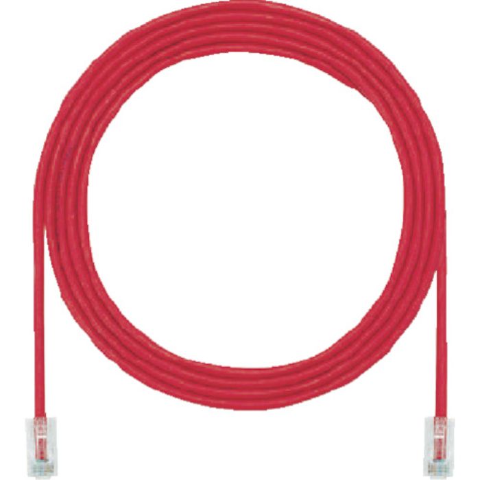 PANDUIT カテゴリ6細径パッチコード 10m 赤 UTP28SP10MRD(Tcode:4755103)