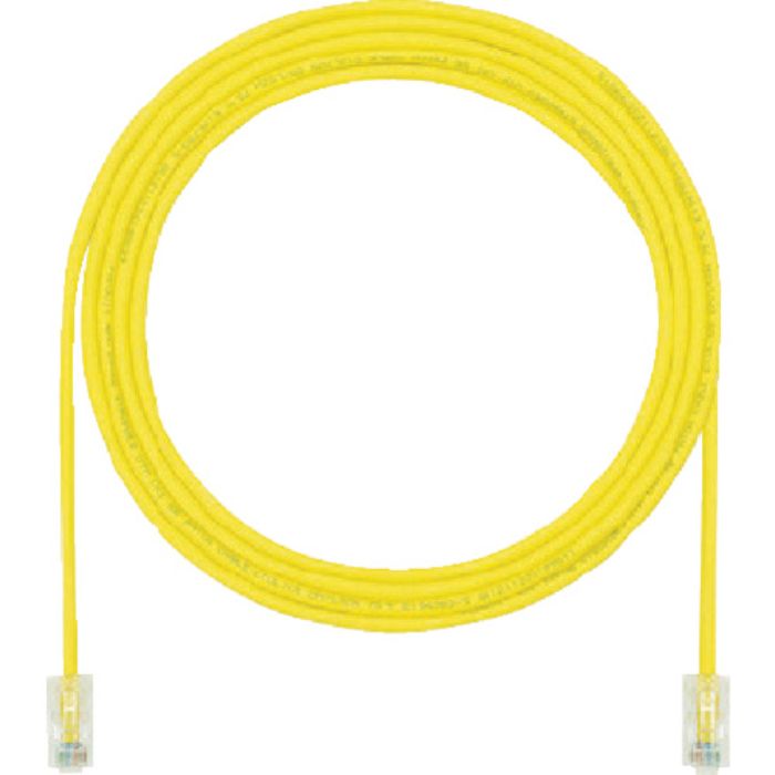 PANDUIT カテゴリ6細径パッチコード 10m 黄 UTP28SP10MYL(Tcode:4755120)