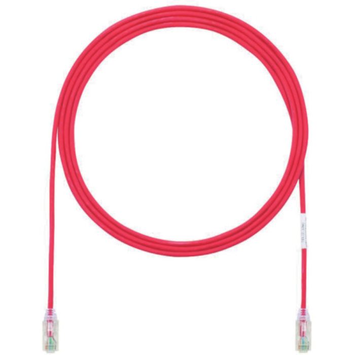 PANDUIT カテゴリ6細径パッチコード 15m 赤 UTP28SP15MRD(Tcode:4755154)